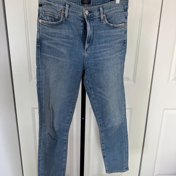 Citizens of Humanity Jeans Rocket Crop High Rise Skinny Serenity 27 - Picture 2 of 5